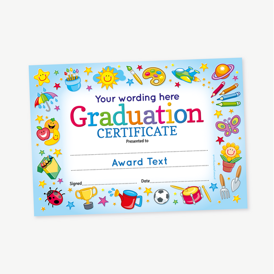 Personalised Nursery Graduation Certificate - A5