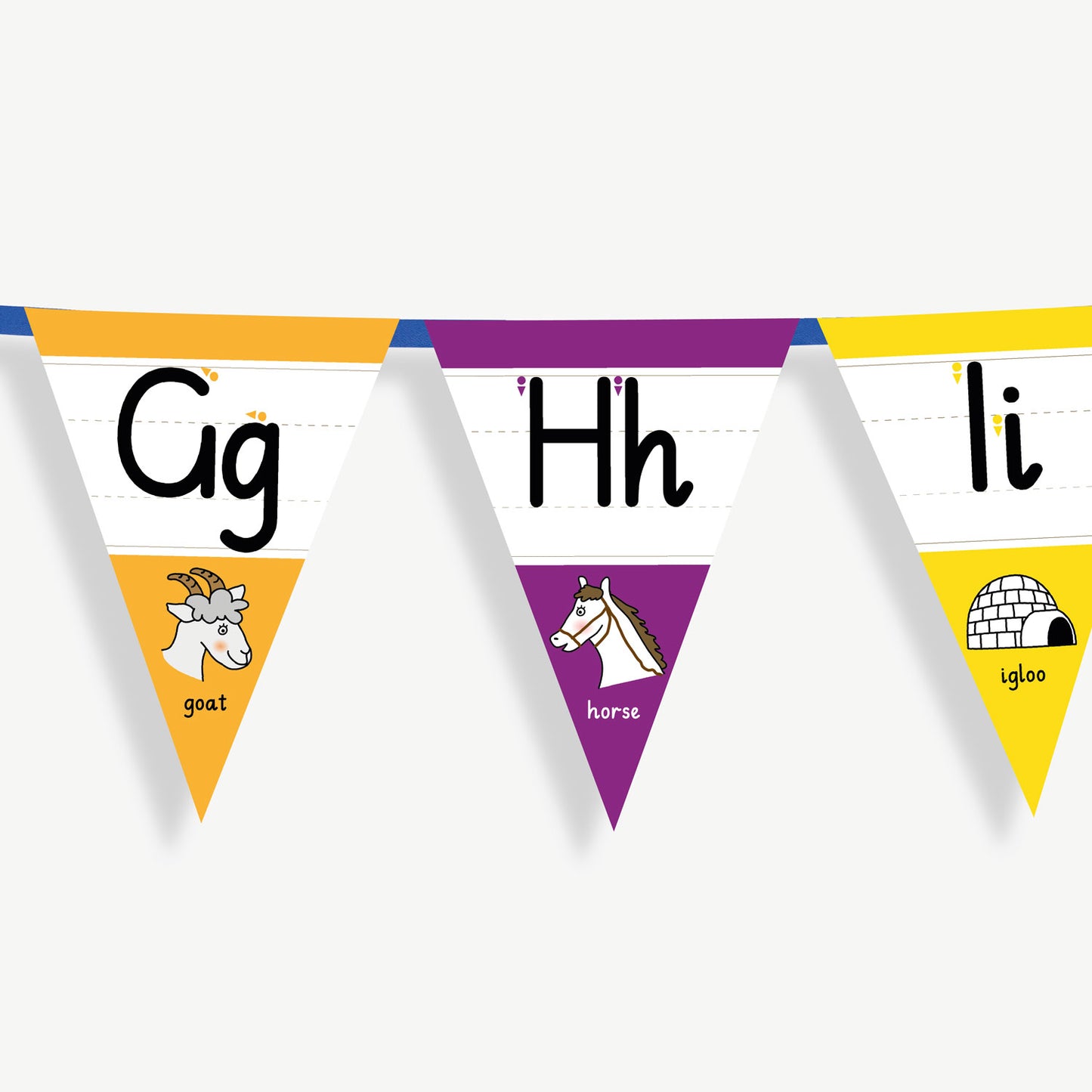 Alphabet Bunting - Pedagogs