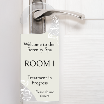 Personalised Acrylic Door Hanger - 78mm x 200mm