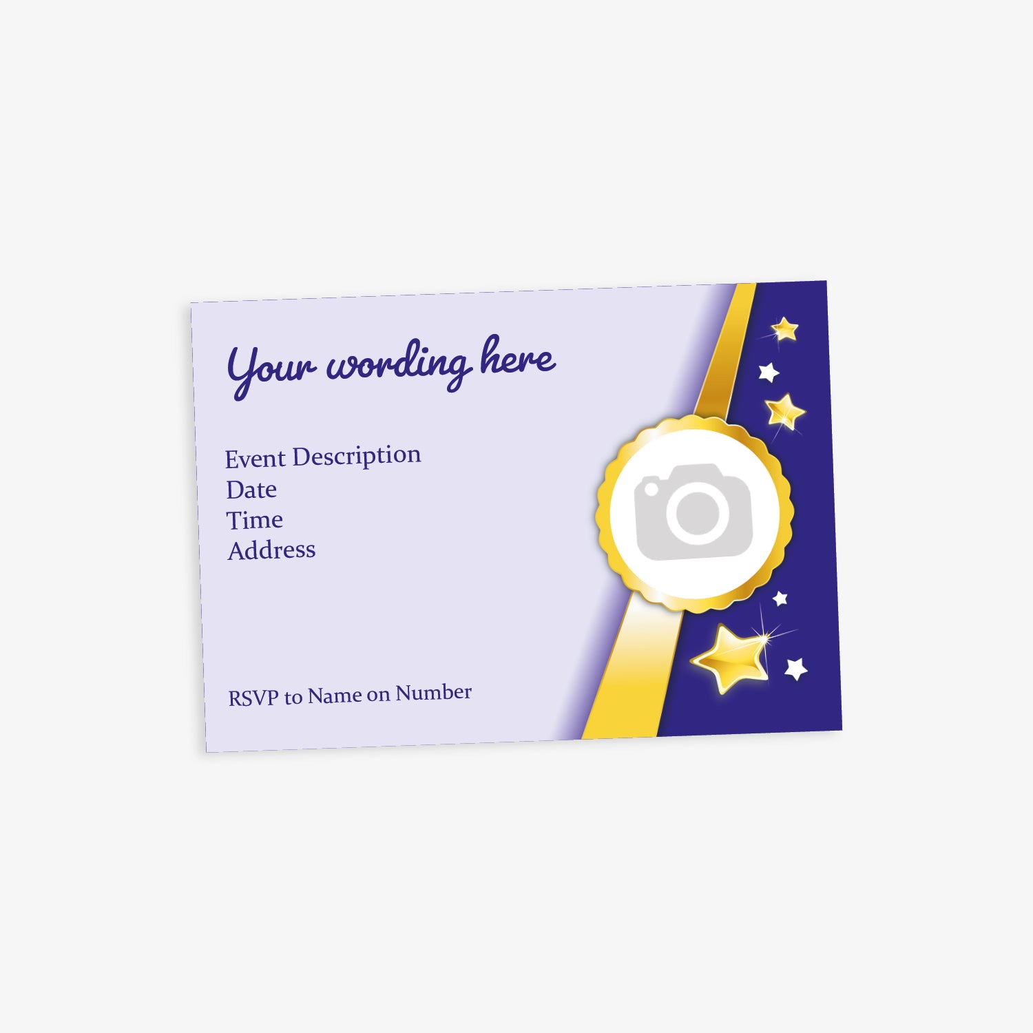 Invitations Postcard Size Printing Customizable Templates A2