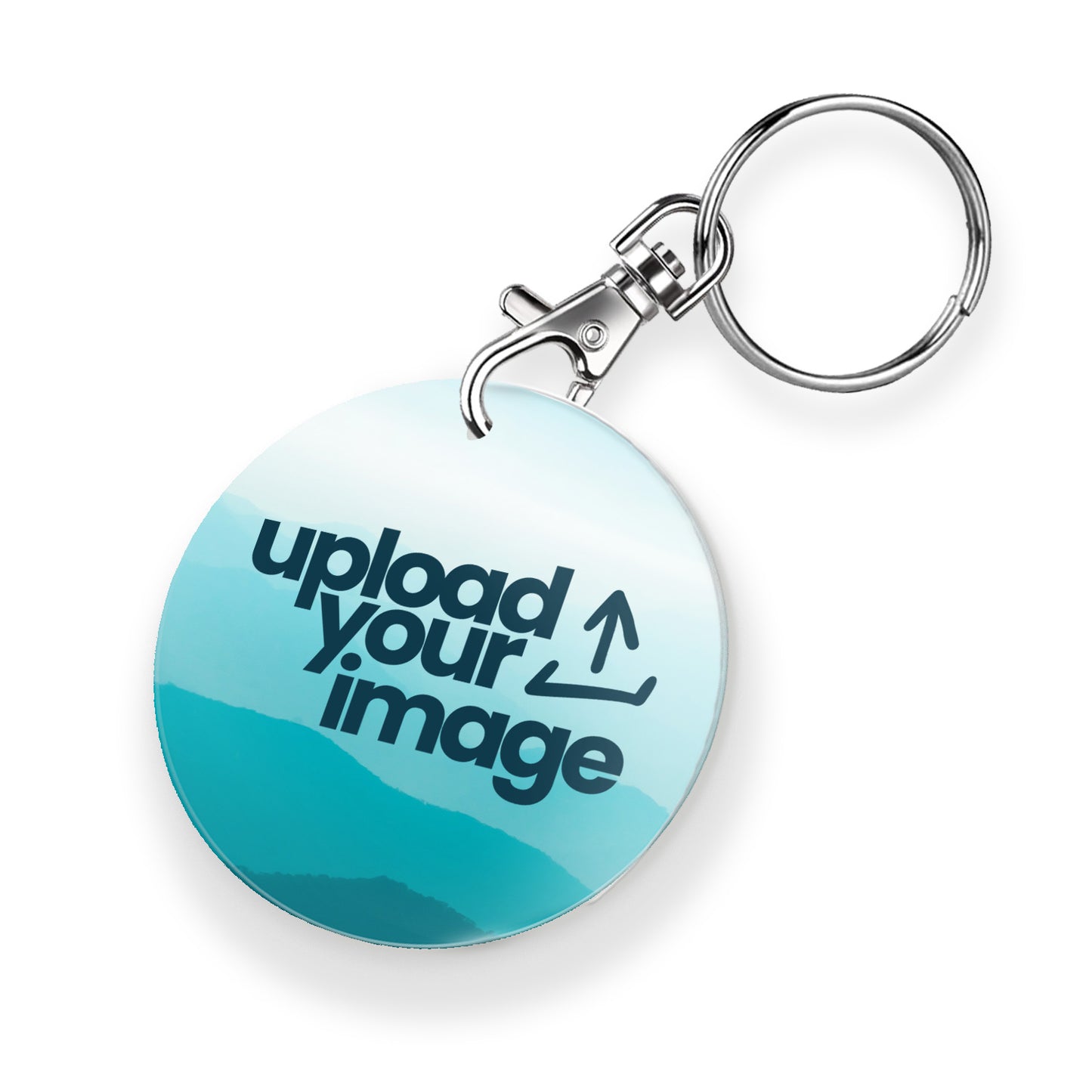 Personalised Photo Upload Circular Keyring  - 50mm