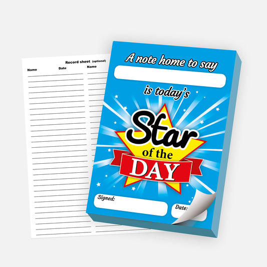 Star of the Day Banner Praisepad - 60 Pages - A6