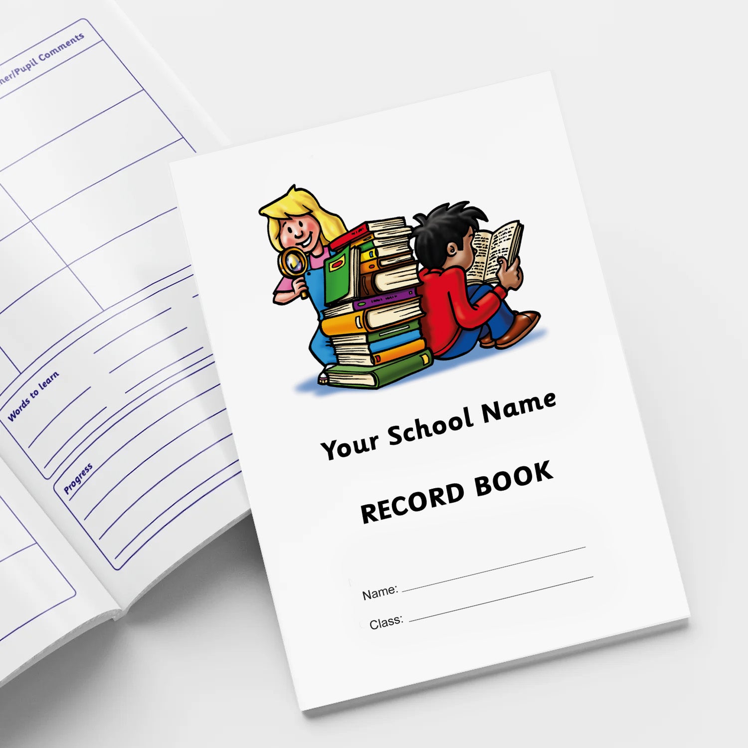 Personalised Reading Record Book | Children | 40 Pages