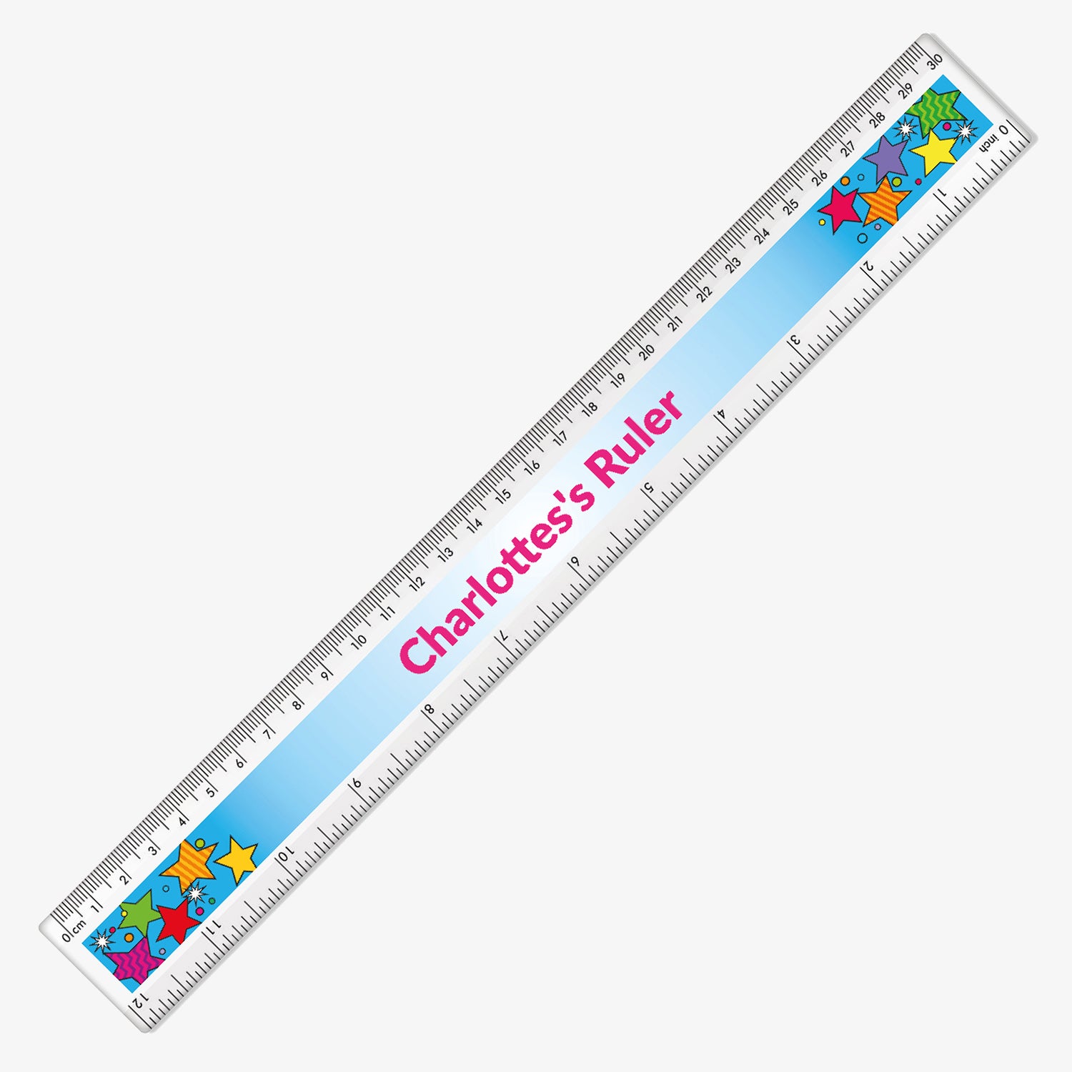 Personalised Background Choice Ruler | 30cm | Pupil Reward