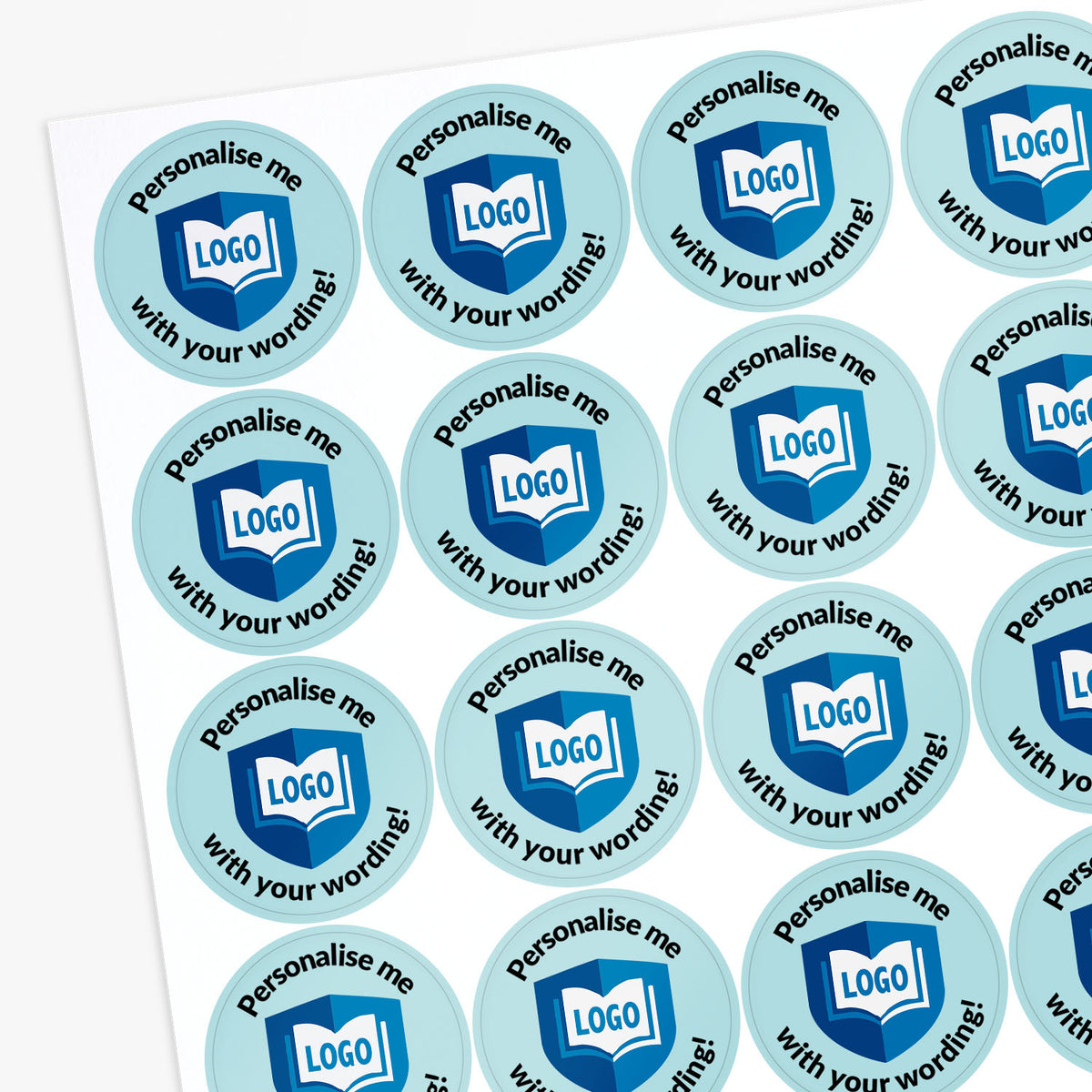 Personalised Upload Your Own Stickers | 35 per sheet | 37mm