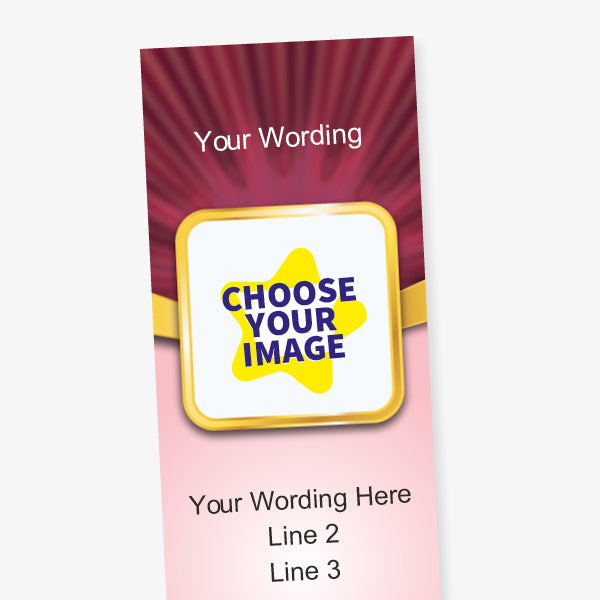 Upload Your Own Image Bookmarks - 59 x 210mm