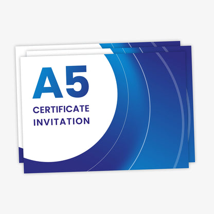 Upload Your Own Full Design Certificate - A5