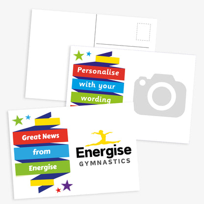 Upload Your Own Image Banner Postcard - A6