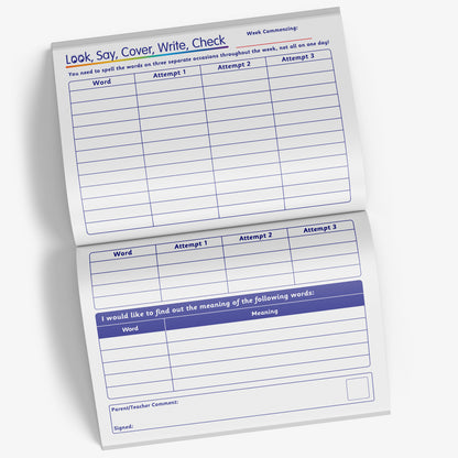 Spelling Record Book - A5