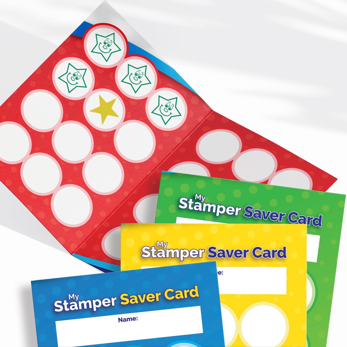32 House Colour Stamper Saver Cards - A6