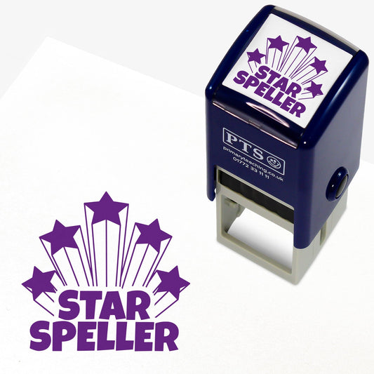 Star Speller Stamper - Purple - 25mm
