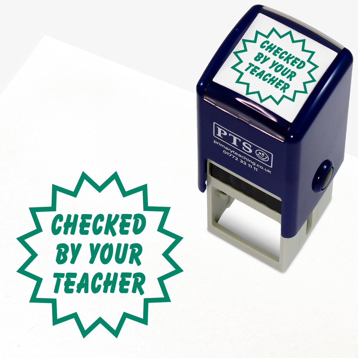Checked By Your Teacher Stamper - 25mm