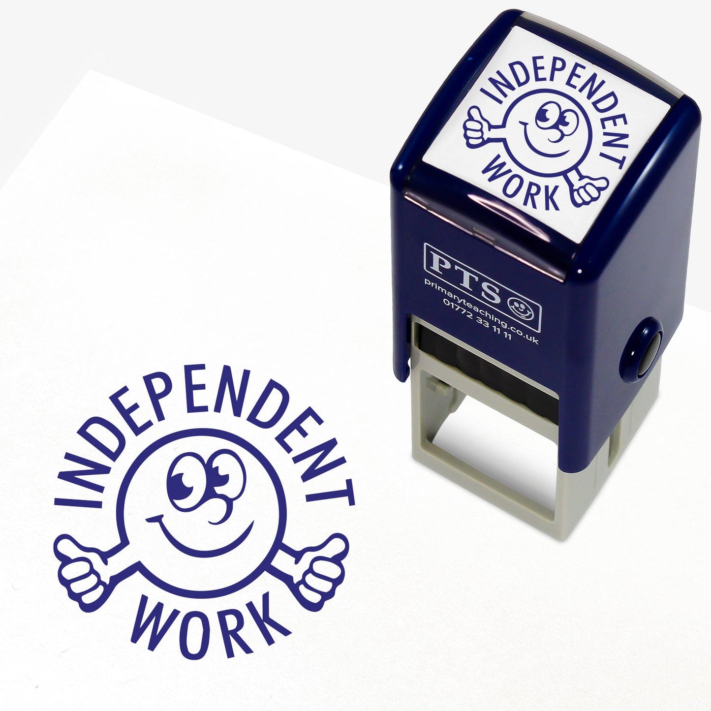 Independent Work Smiley Thumbs Up Stamper - 25mm