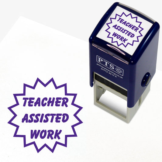 Teacher Assisted Work Stamper - 25mm