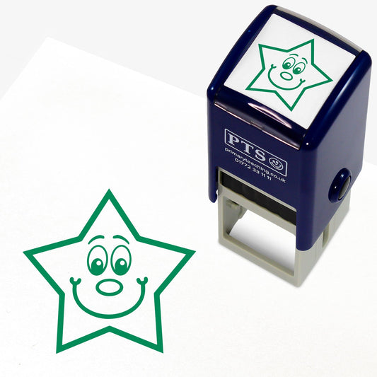 Smiley Star Stamper - 25mm