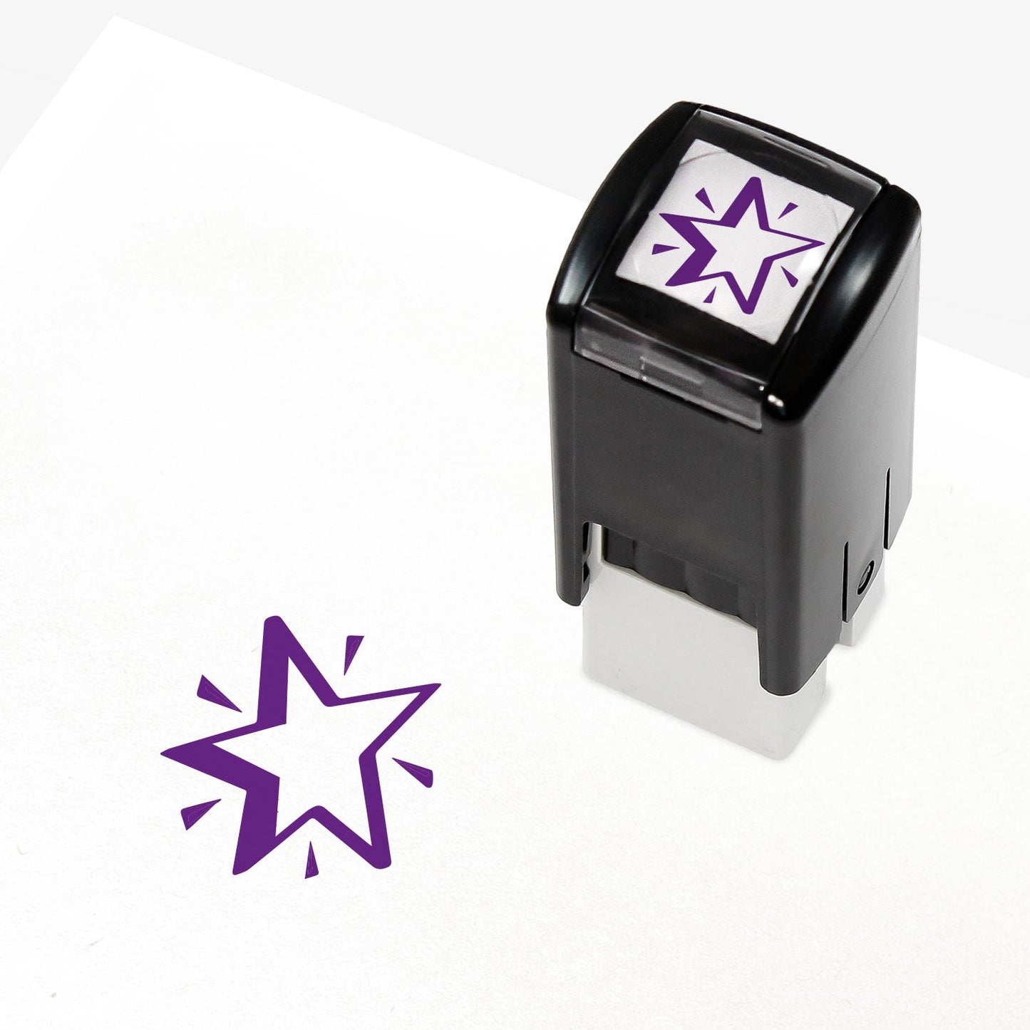 Mini Star Stamper - Purple - 10mm