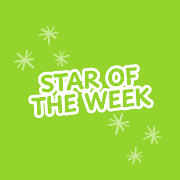 Green header saying Star of the Week