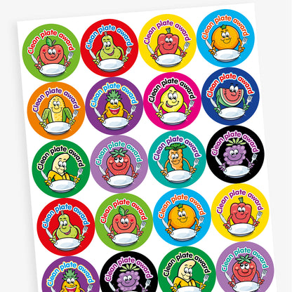 Clean Plate Award Stickers - 32mm