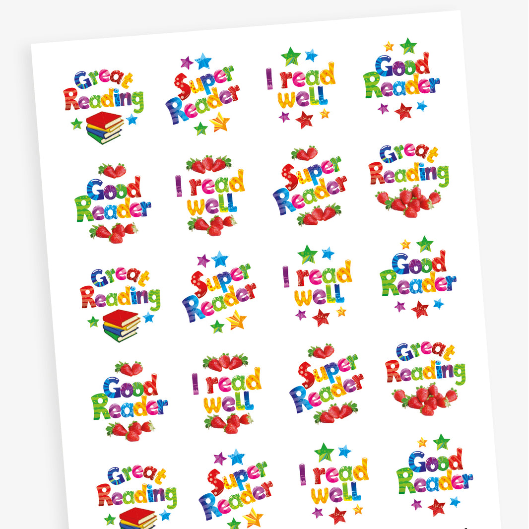 Independent Reading Sticker Reading Stickers | Literacy Rewards for Classrooms