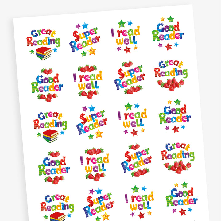 Reading Sticker Notes Reading Stickers | Literacy Rewards for Classrooms