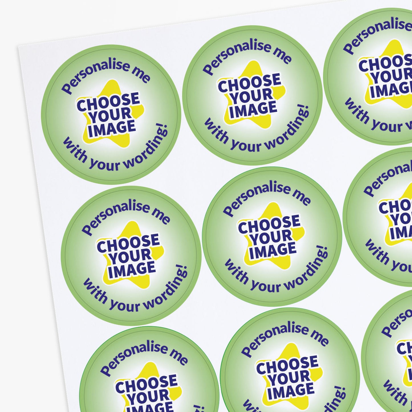 20 Design Your Own Stickers - 45mm
