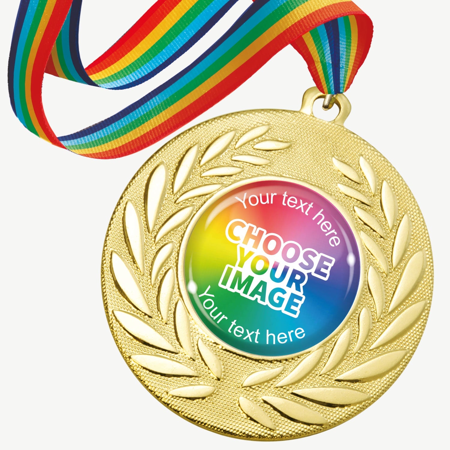 10 Design Your Own Medals | Gold | Image/Logo Upload