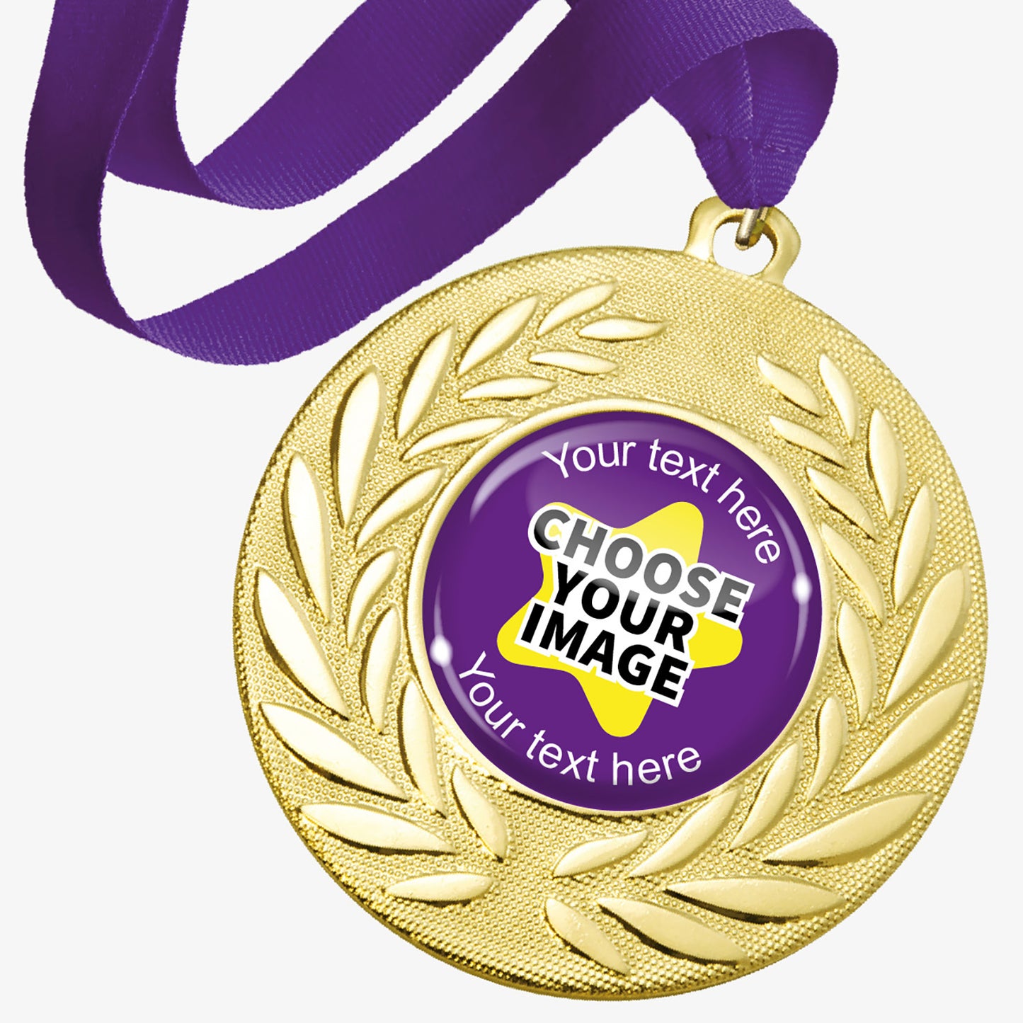10 Design Your Own Medals - Gold