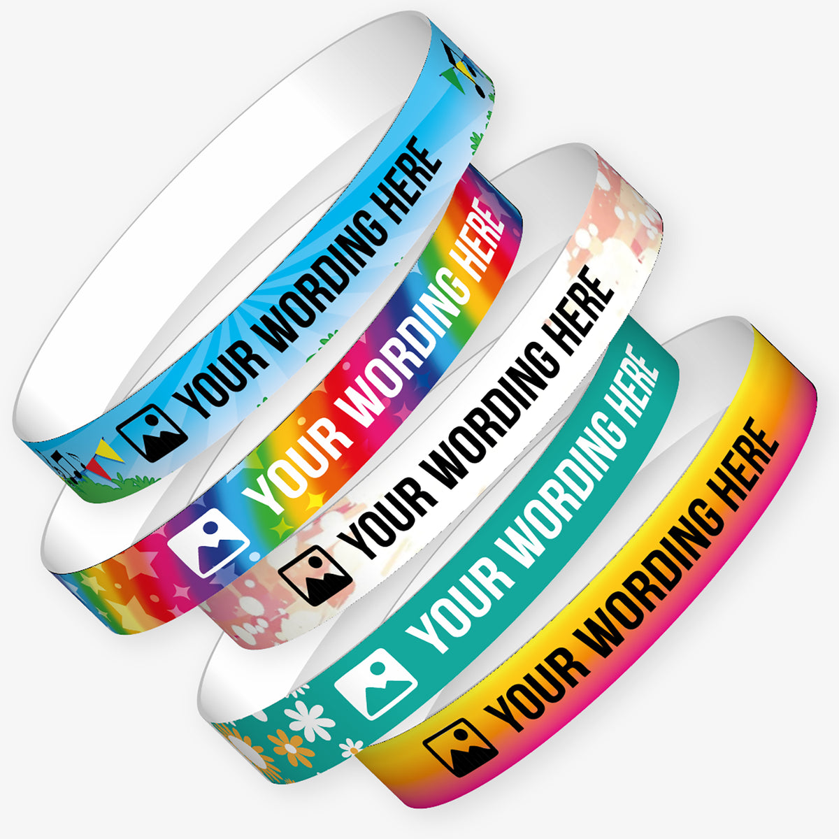 Hand Band Design Create Your Own Wristbands | Personalised | 15mm x 250mm