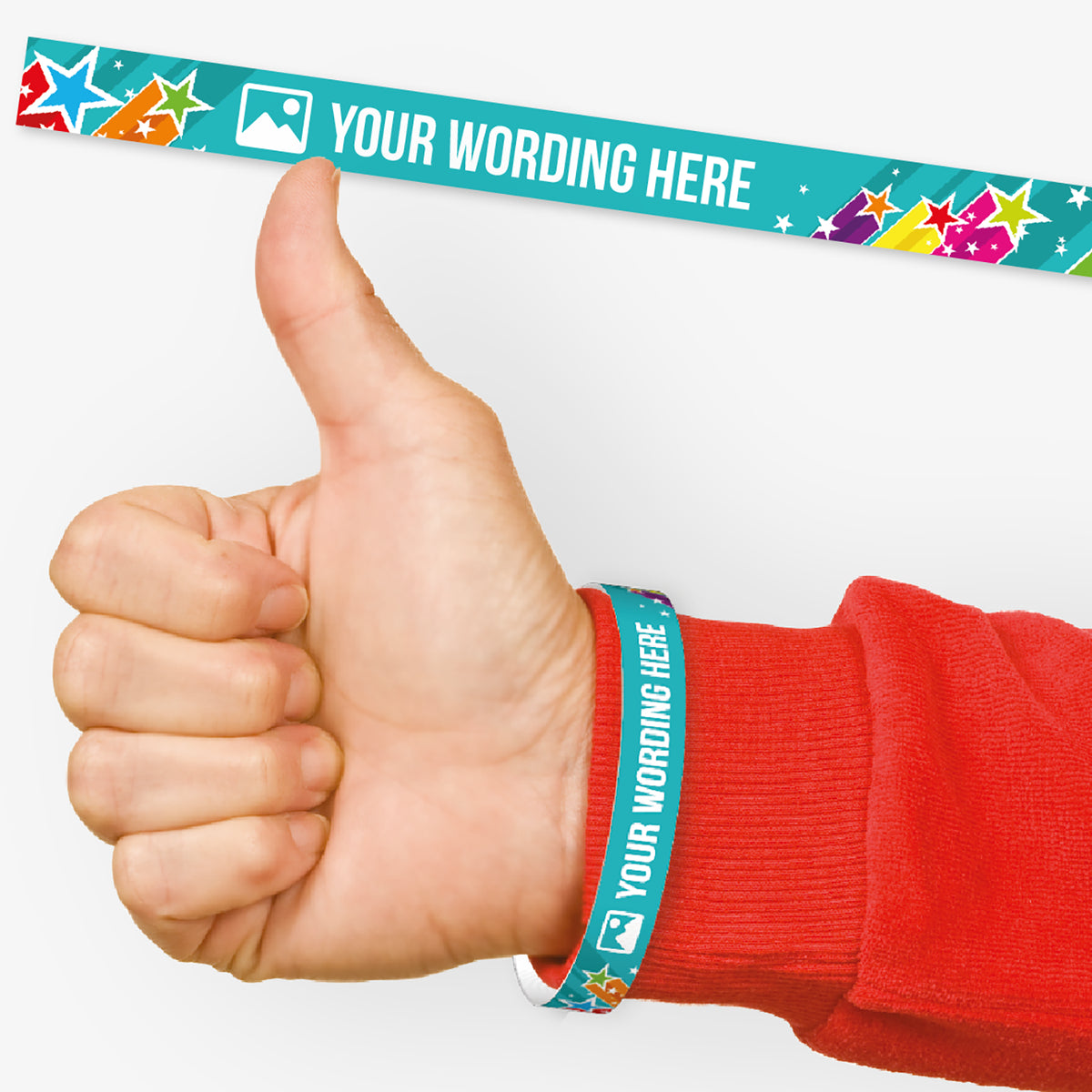 Hand Band Design Create Your Own Wristbands | Personalised | 18mm x 265mm