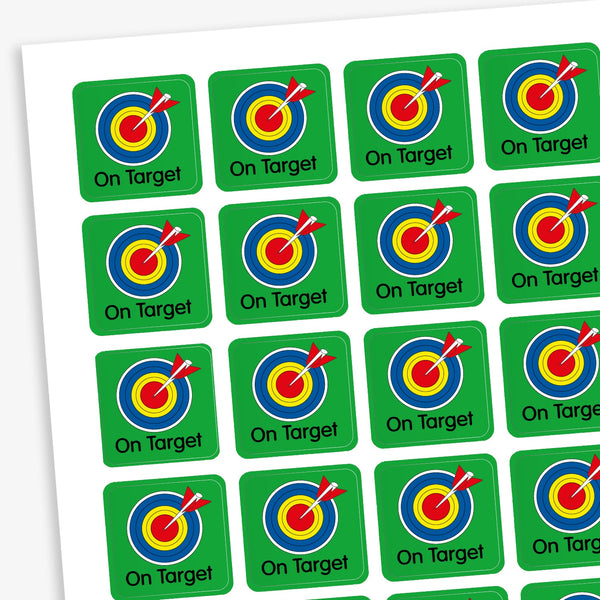On Target Stickers | 140 Stickers | 16mm | Rewards