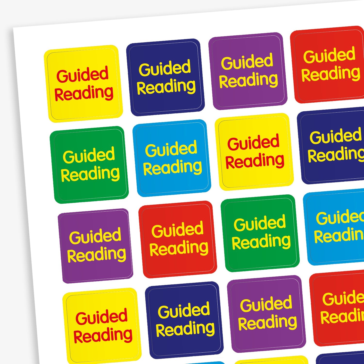 Guided Reading Stickers | 140 Stickers | 16mm | Rewards