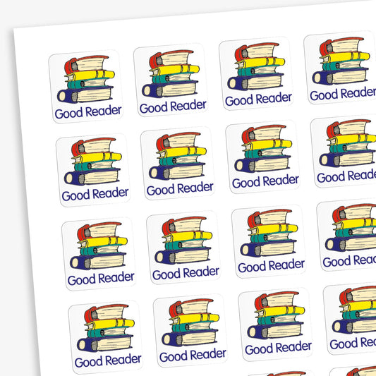 140 Good Reader Stickers - 16mm