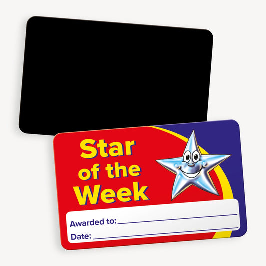 10 Magnetic Star of the Week CertifiCARDs