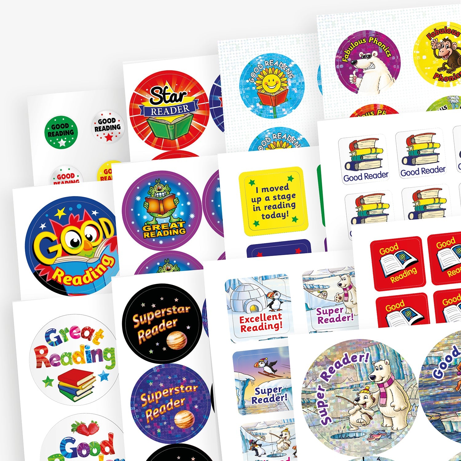 Reading Stickers Value Pack | x 801 | Pupil Rewards