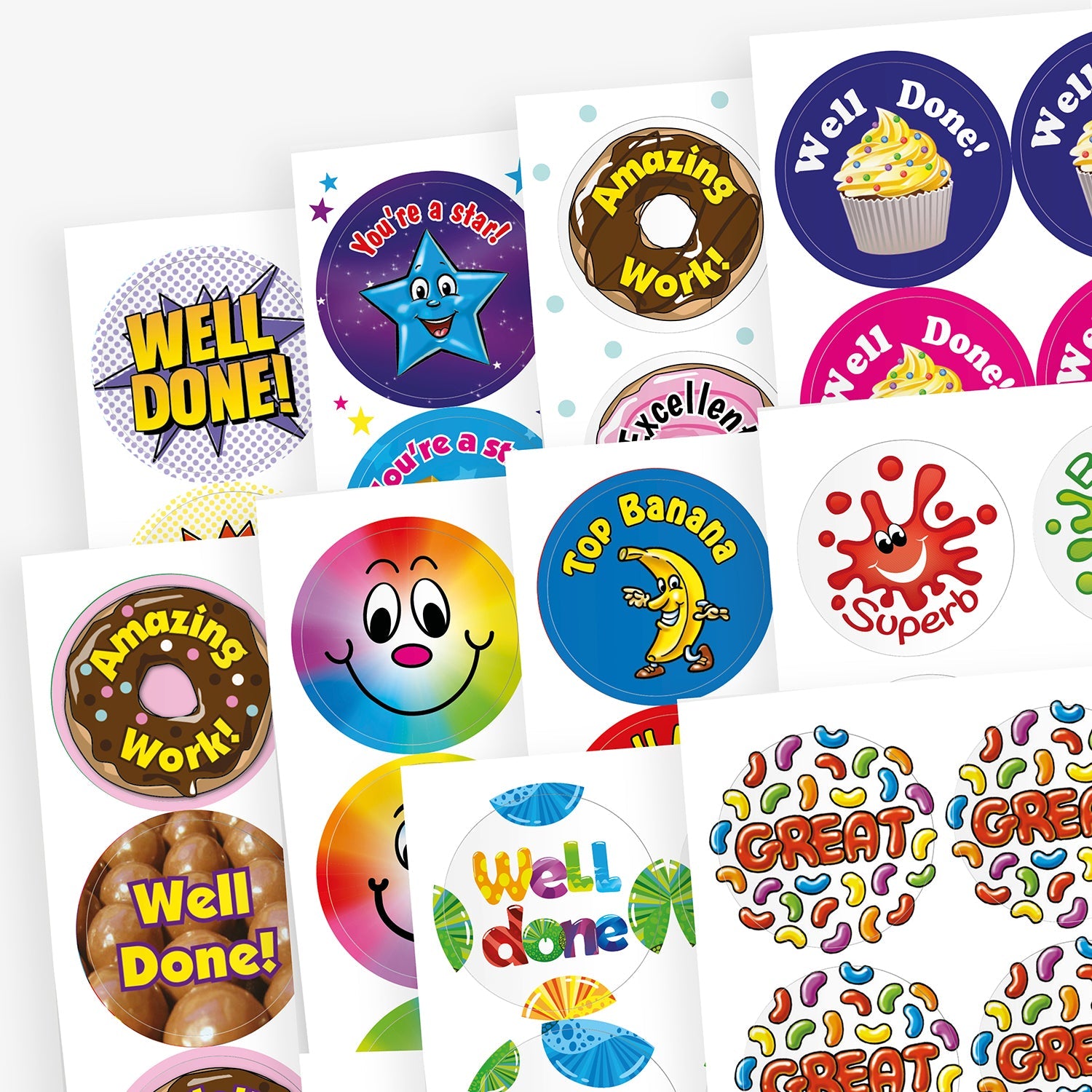 Scented Stickers Value Pack | x 450 | Reward Stickers
