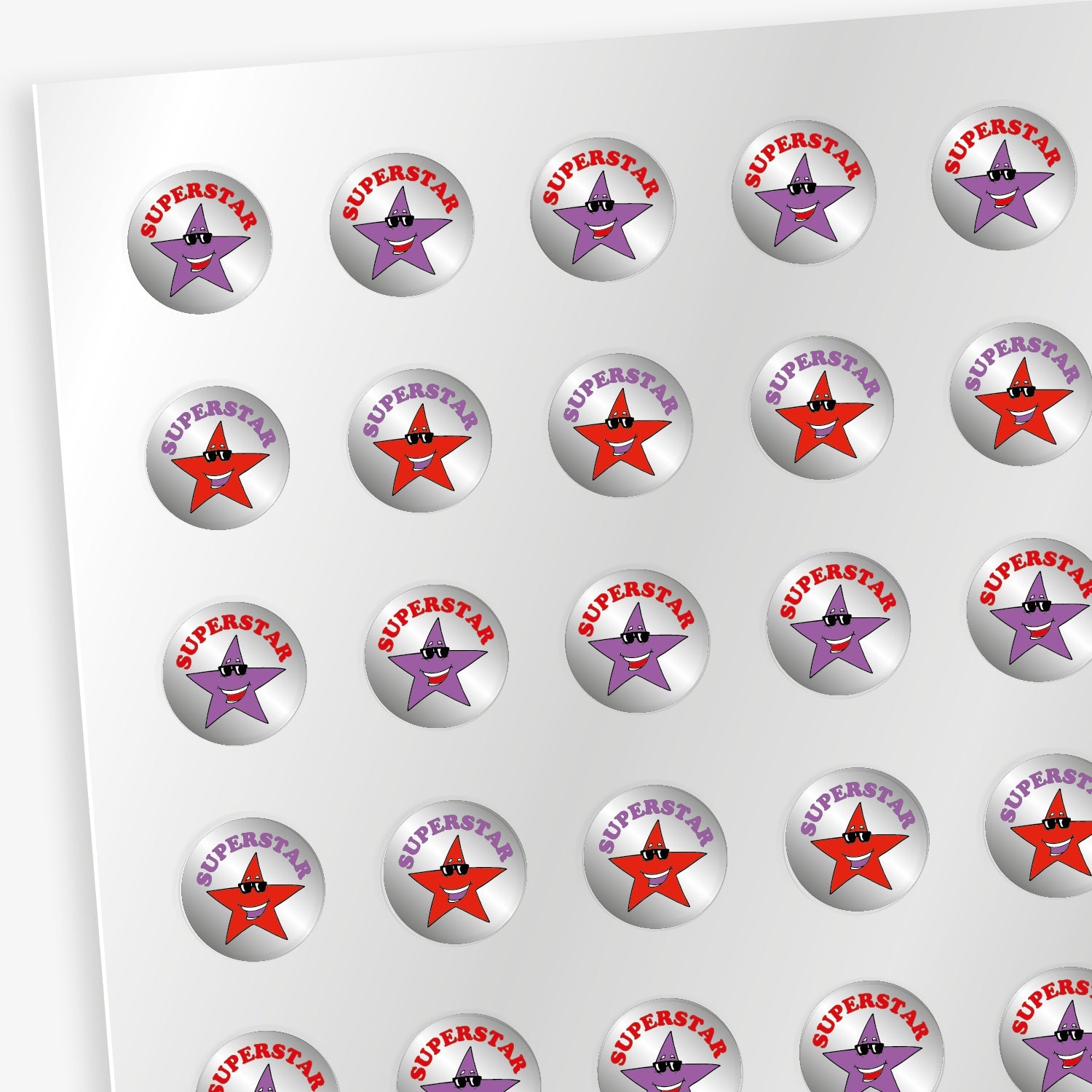 Top Pupil Sticker Superstar Stickers | Metallic | Diddi Dots | Pupil Reward