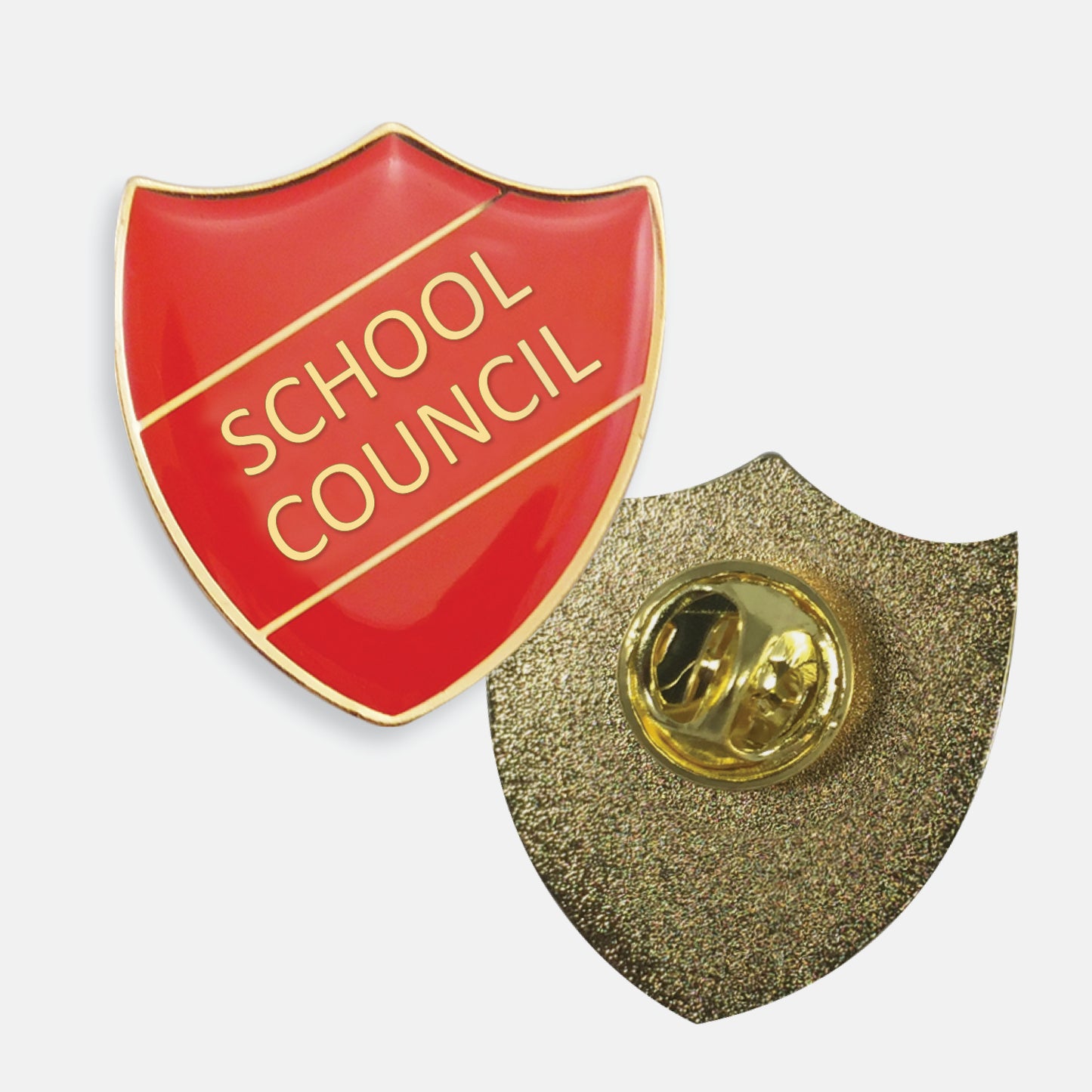 Enamel School Council Shield Badge - 30 x 26mm