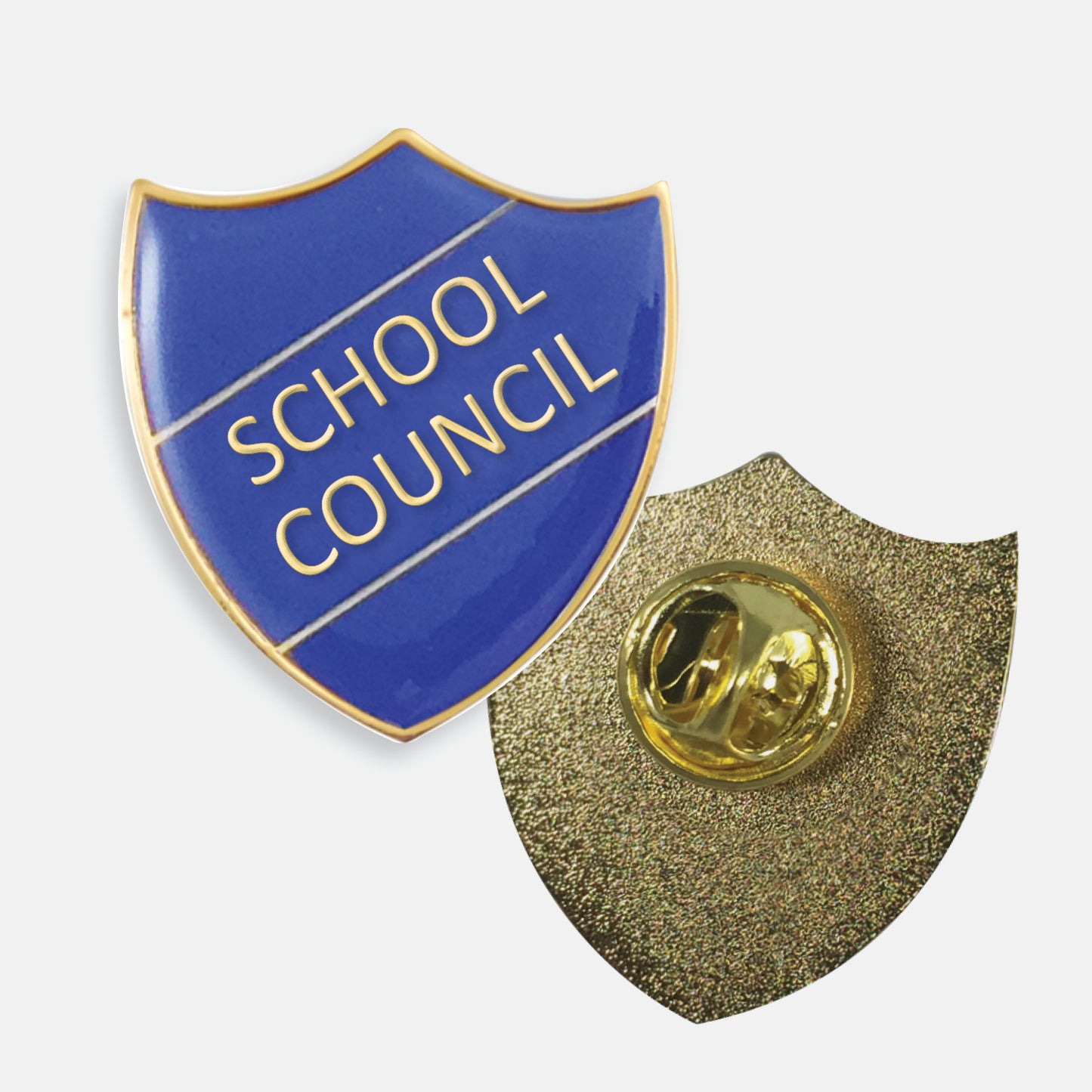 Enamel School Council Shield Badge - 30 x 26mm