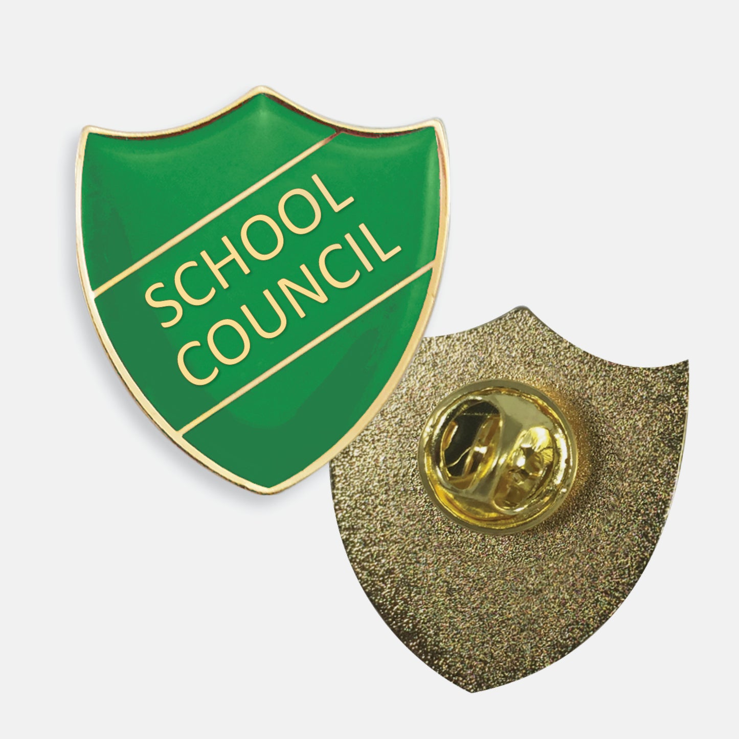 Enamel School Council Shield Badge - 30 x 26mm