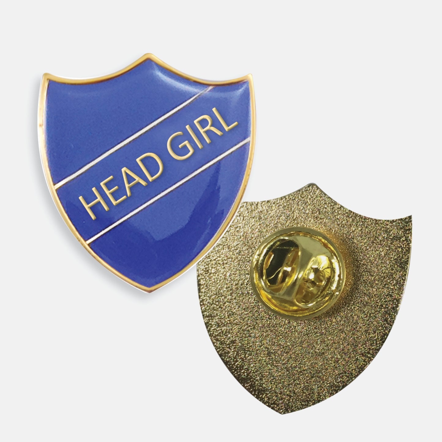 Enamel Head Girl Shield Badge