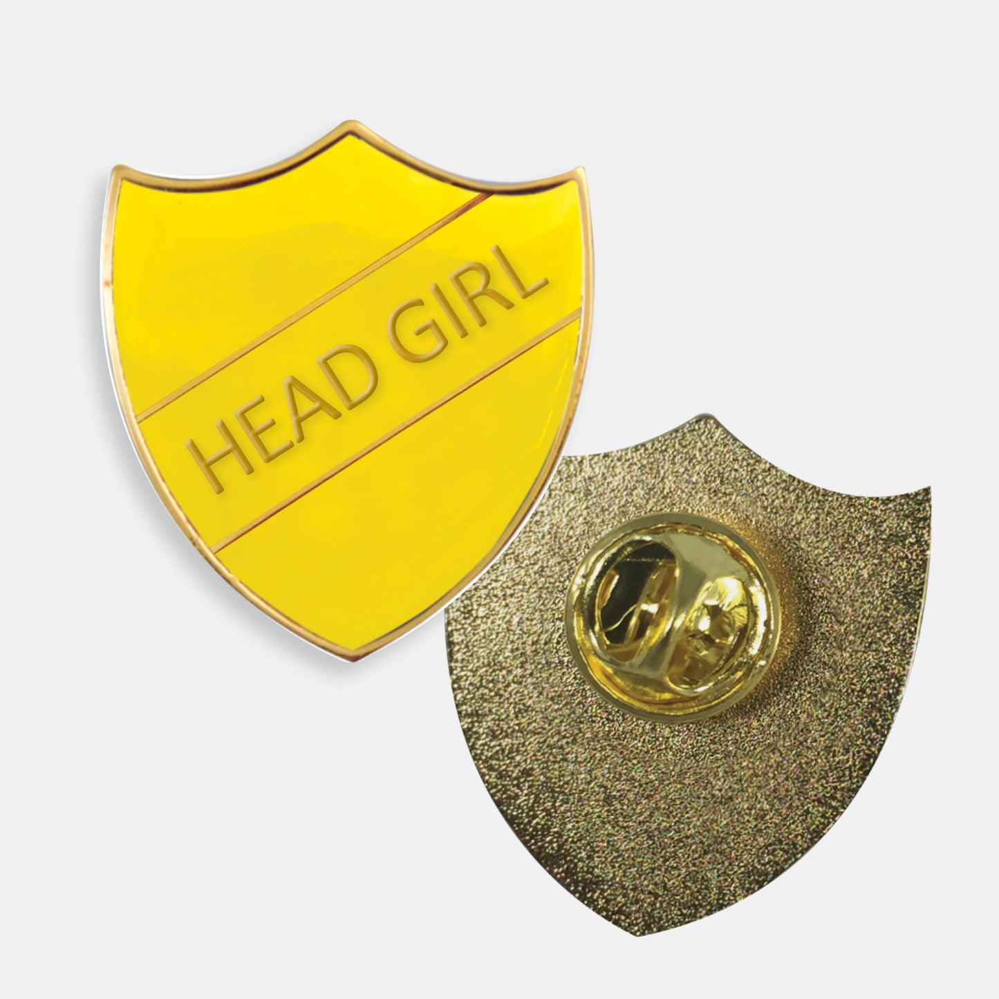 Enamel Head Girl Shield Badge