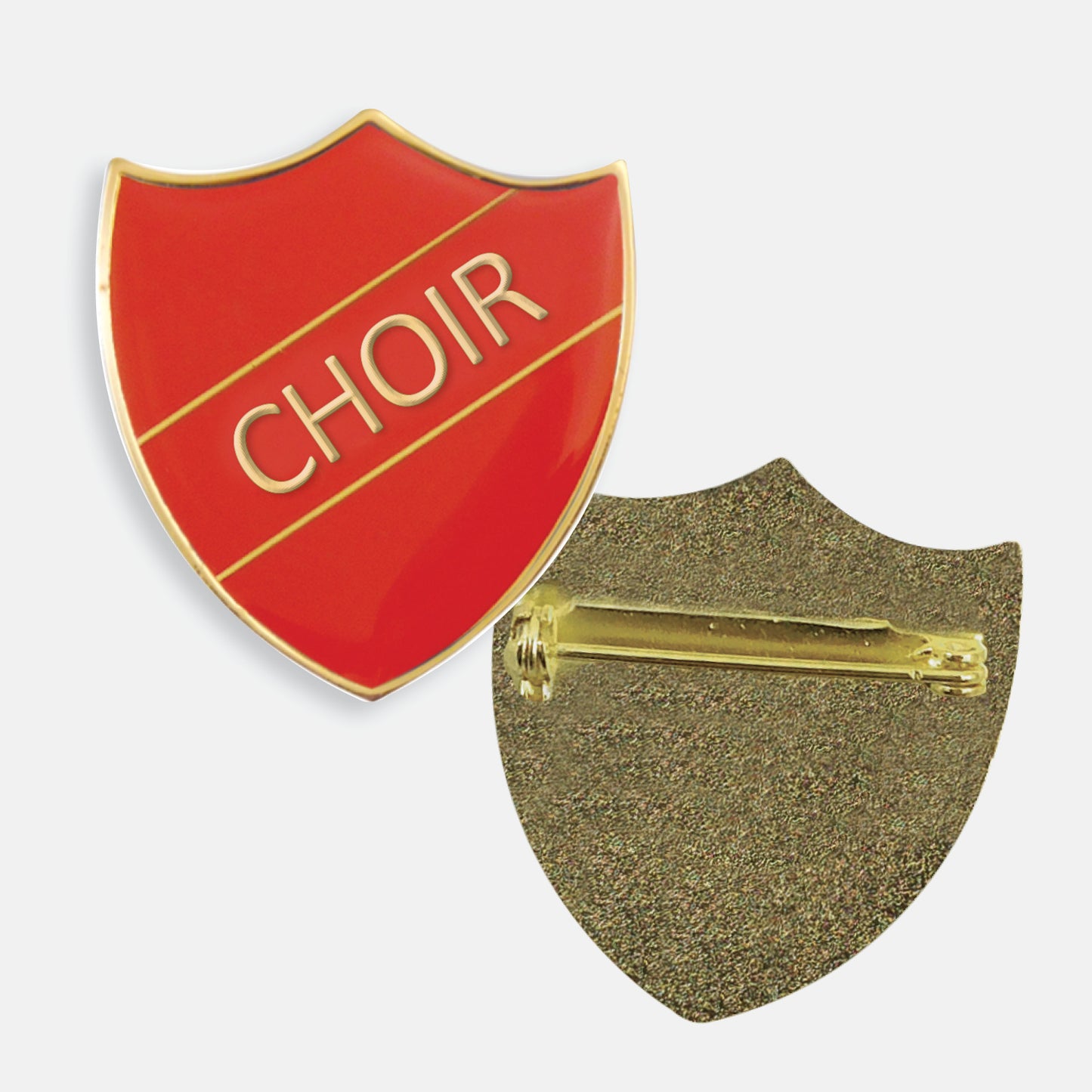 Enamel Choir Shield Badge