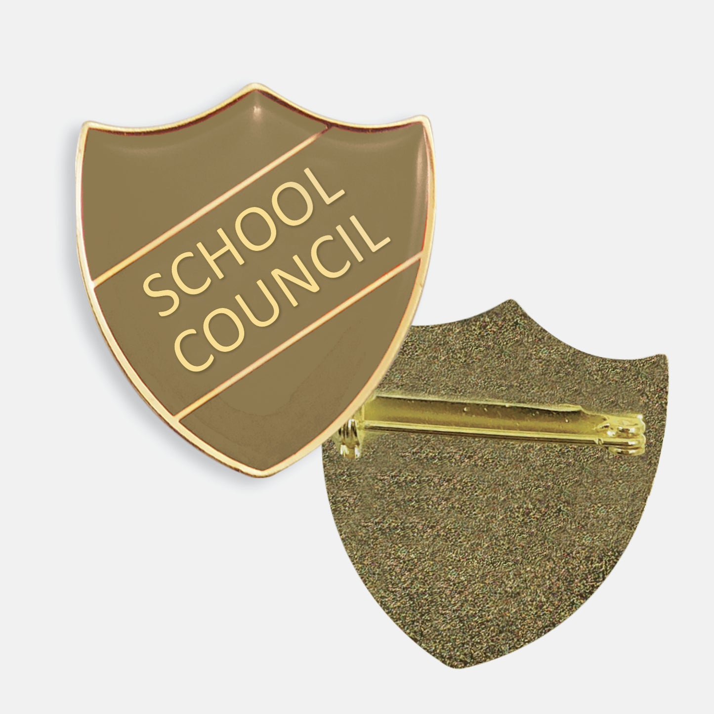 Enamel School Council Shield Badge - 30 x 26mm