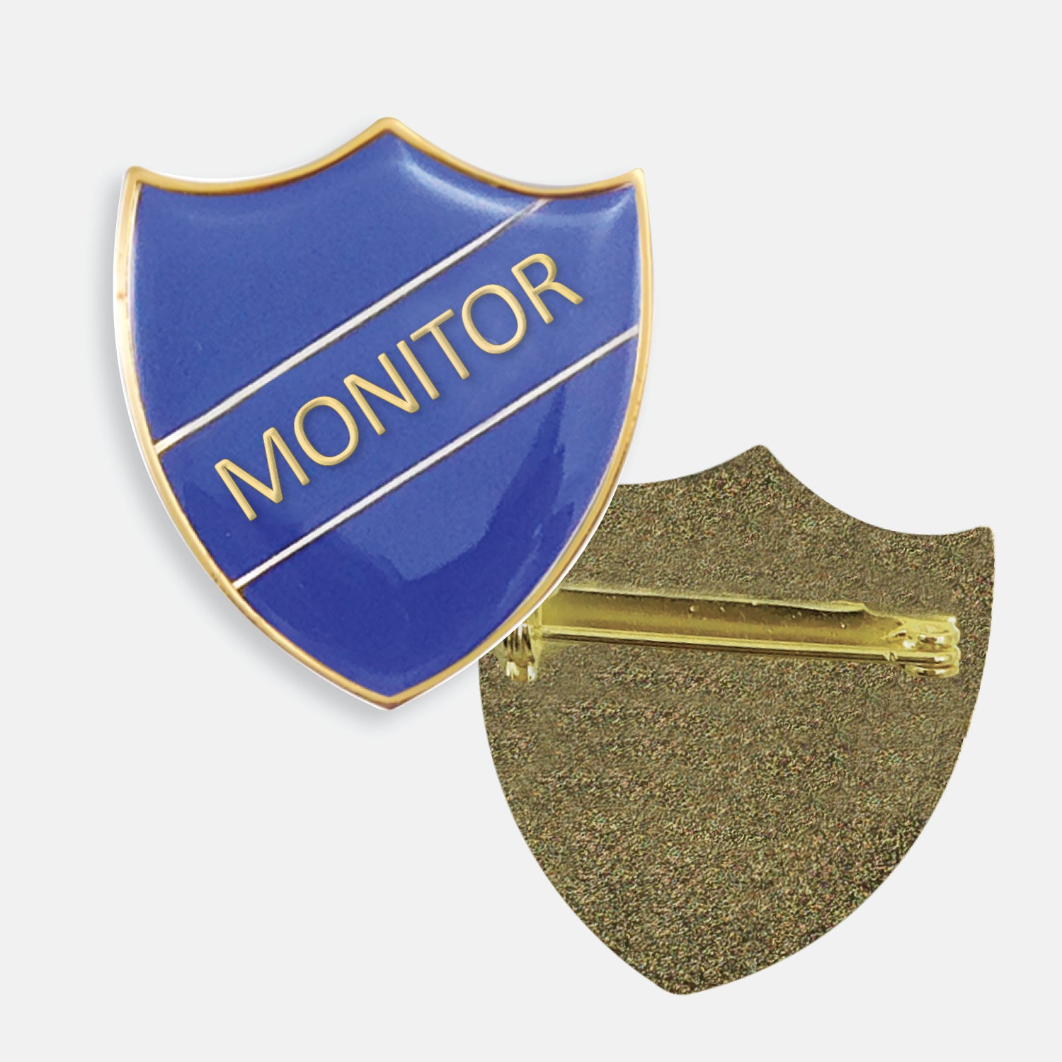 Enamel Monitor Shield Badge | Available in Four Colours