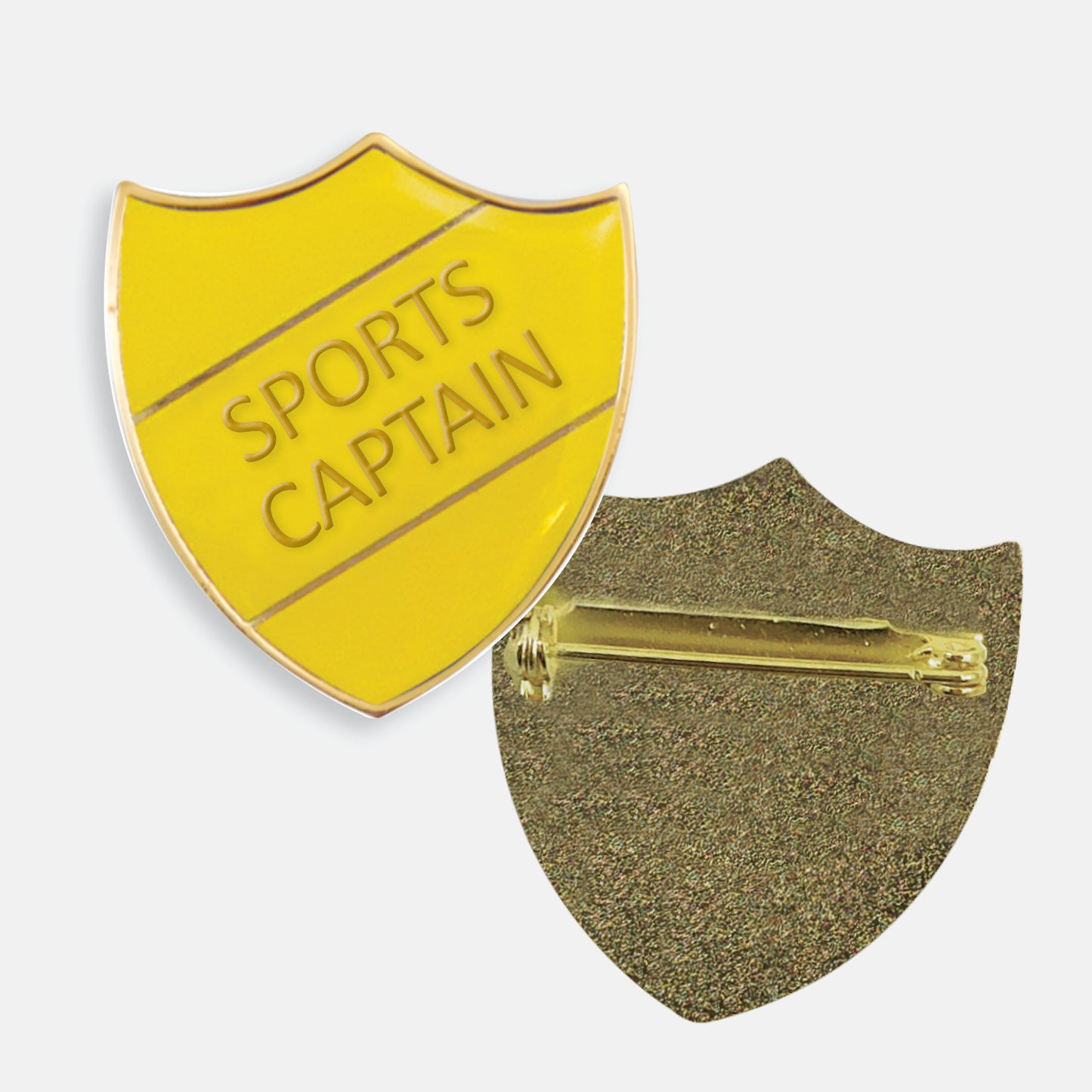 Enamel Sports Captain Shield Badge