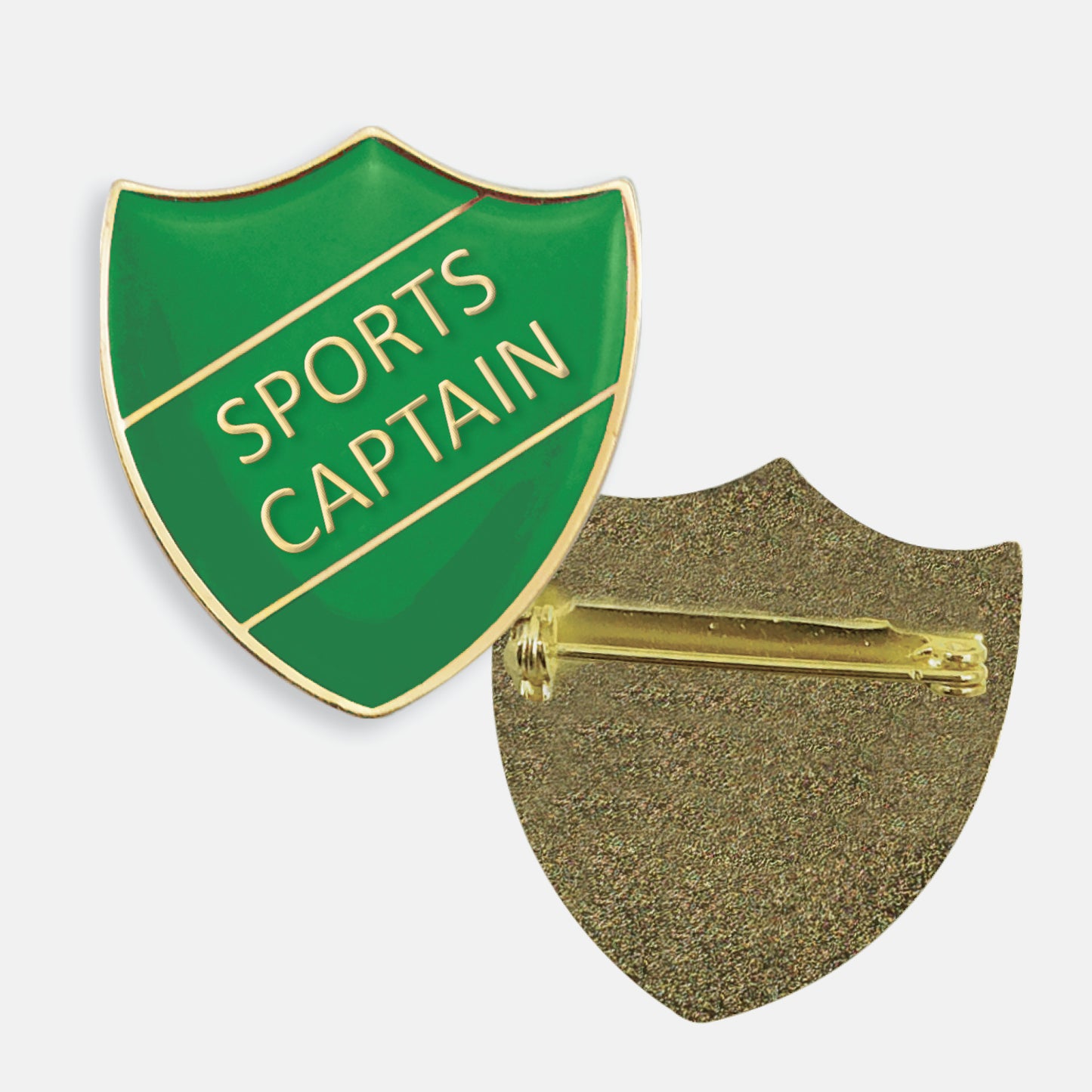 Enamel Sports Captain Shield Badge