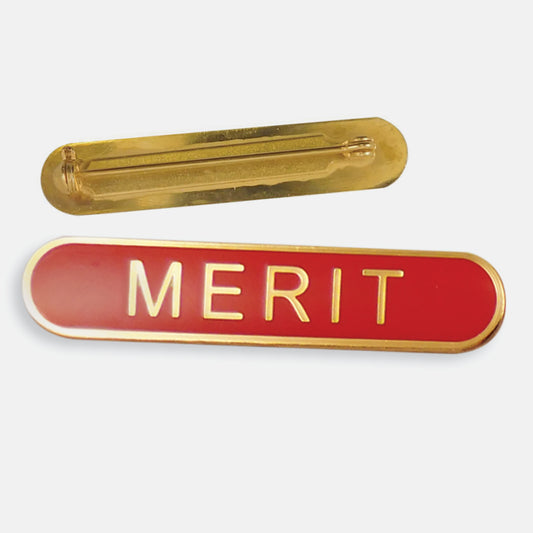 Enamel Merit Bar Badge - 45 x 9mm