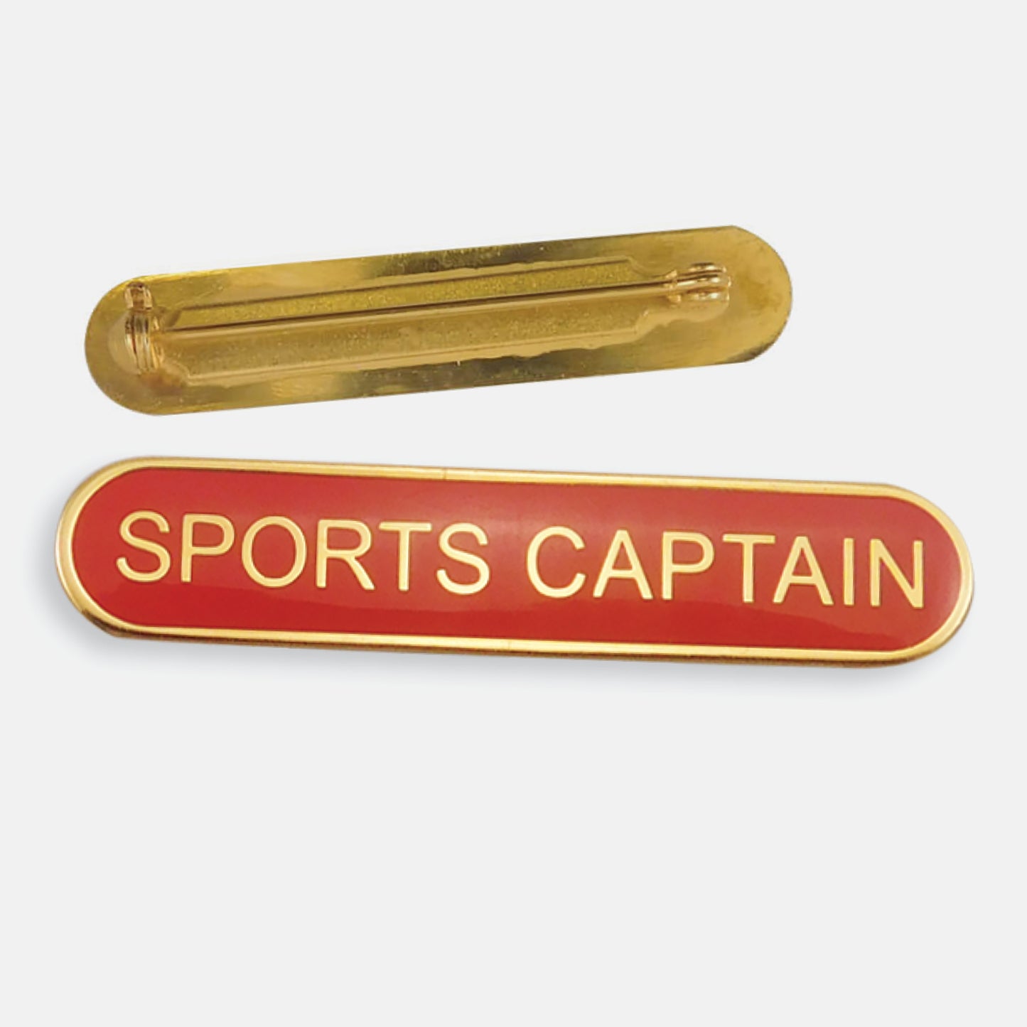 Enamel Sports Captain Bar Badge - 45 x 9mm