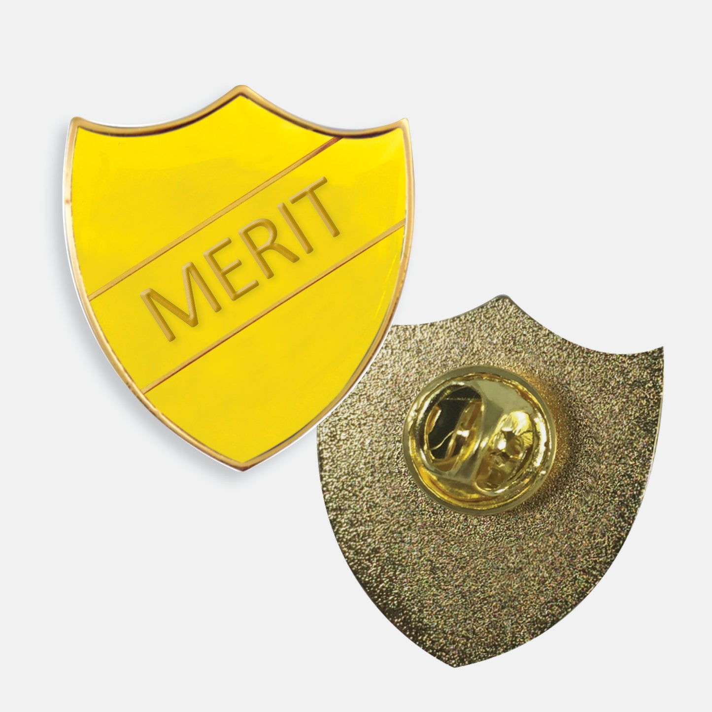 Enamel Merit Shield Badge - 30 x 26mm