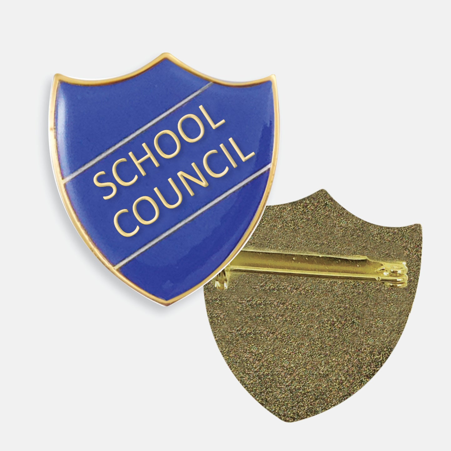 Enamel School Council Shield Badge - 30 x 26mm